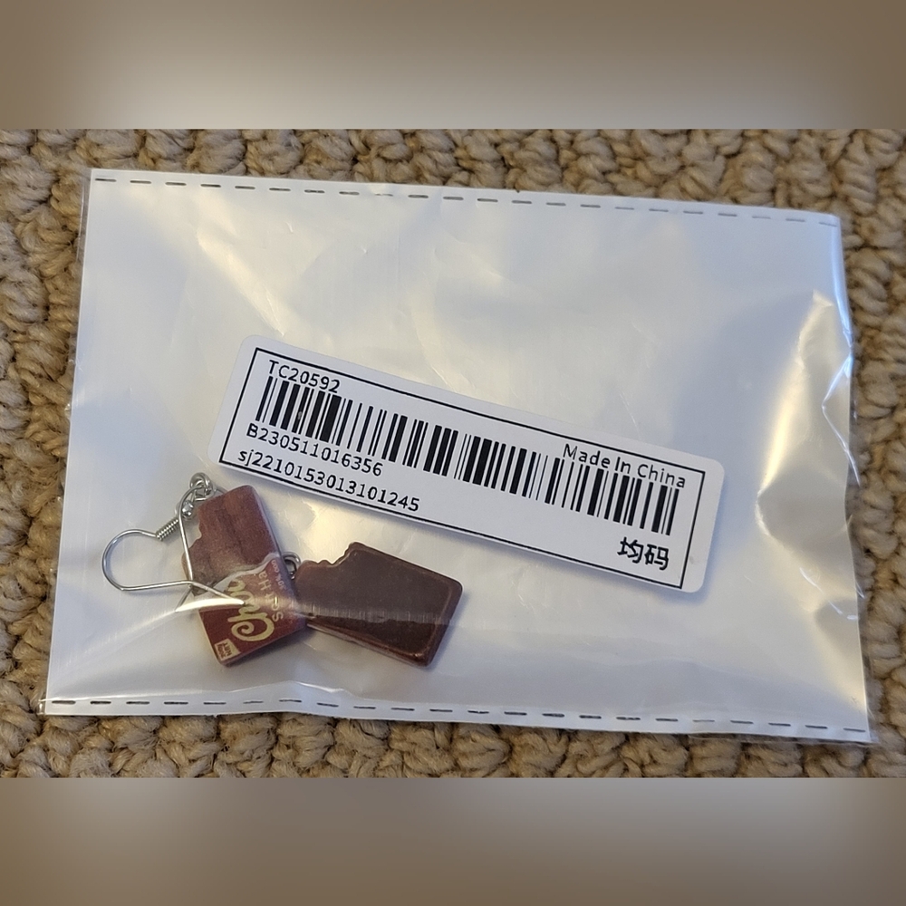 Chocolate Bar Earrings